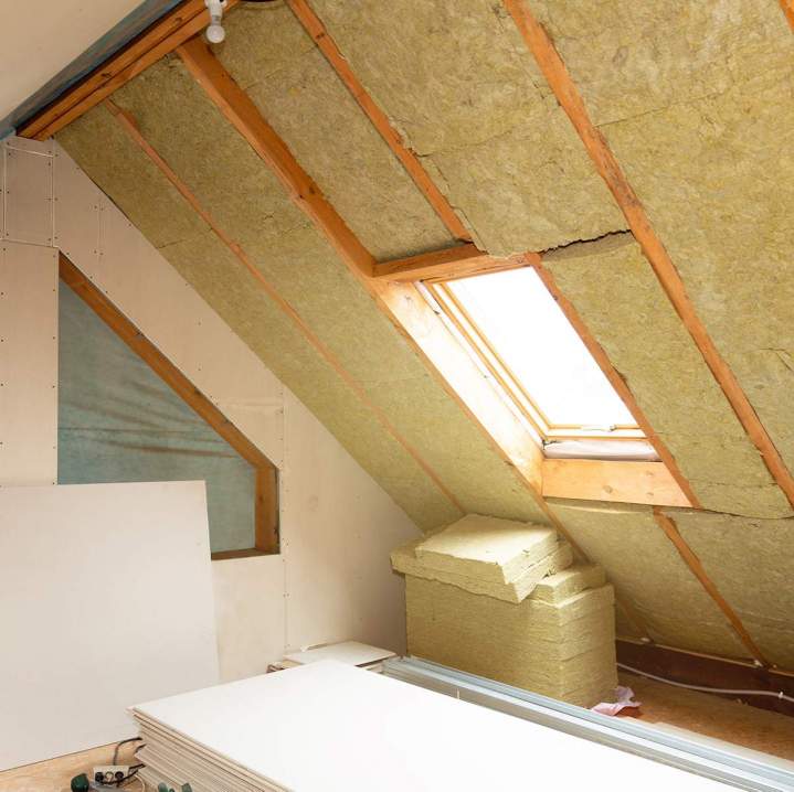 Mise en œuvre de différents types de matériaux isolants